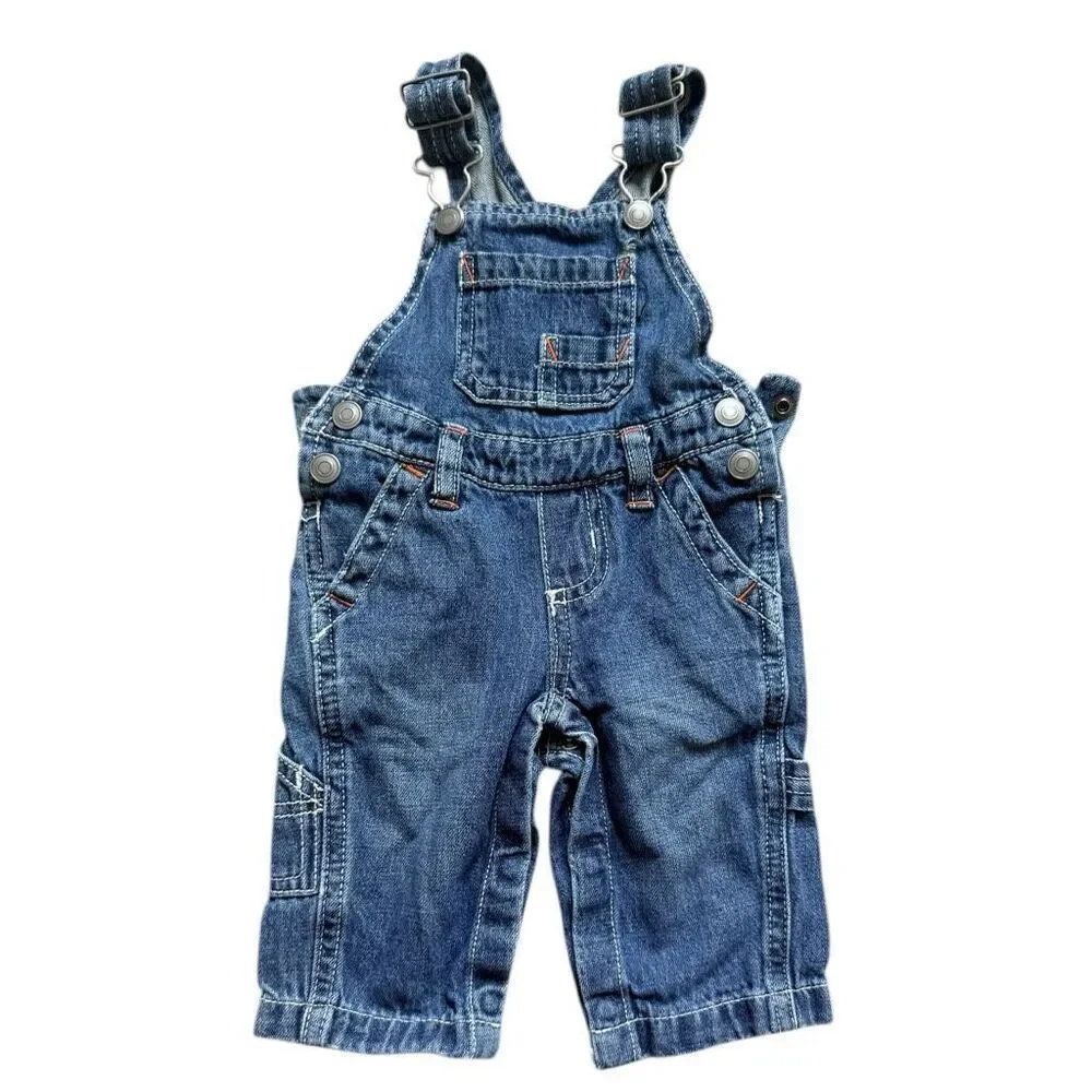 Baby Boys Pre Vintage Carters Stonewashed Overalls Coverall -  3 Mo
